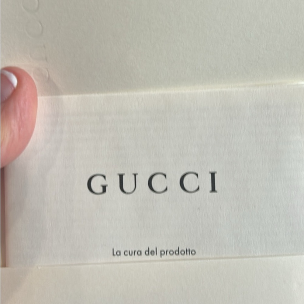 Gucci Thin Black Belt